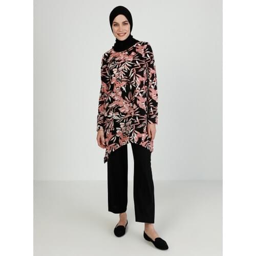 Muslim Women Tunic and trousers Dual Team-Powder Dual