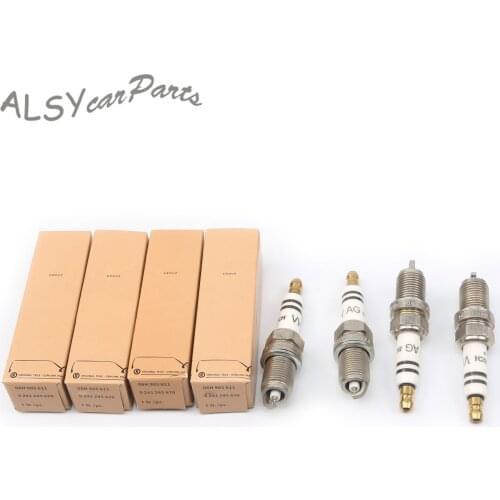 06H 905 611 A Platinum Spark Plug Set For VW Golf Jetta Passat Tiguan Audi A4 A5 Q5 TT R8 Skoda Octavia Seat Leon 06H 905 621