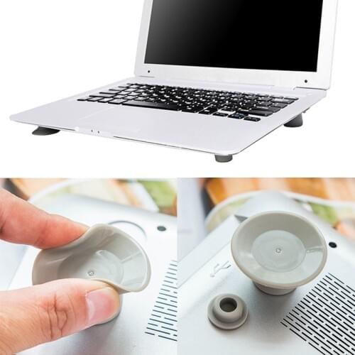 4Pcs Laptop Notebook Laptop Heat Reduction Cooling Pad Cool Feet Suction Cup Thermal Stand for Laptop Notebook