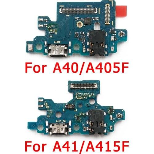 Original Charging Port For Samsung Galaxy A40 A41 Charge Board USB Connector PCB Socket Flex Mic Replacement Repair Spare Parts