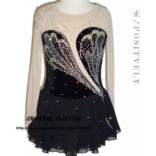 Figure Skating Dresses For Girls Graceful New Brand Custom Ice Skating Dresses For Competition DR4446