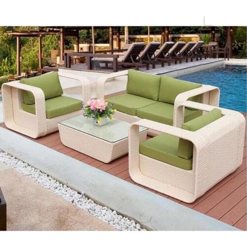 New arrival luxury outdoor patio rattan garden sofa furniture sale