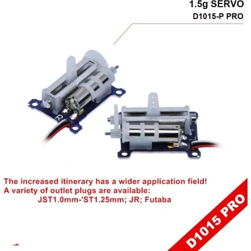 AFRC D1015 PRO 1.5g Micro RC Servo Right Left Steering gear for RC Drone RC helicopter Fixed-wing indoor Rc racing drone