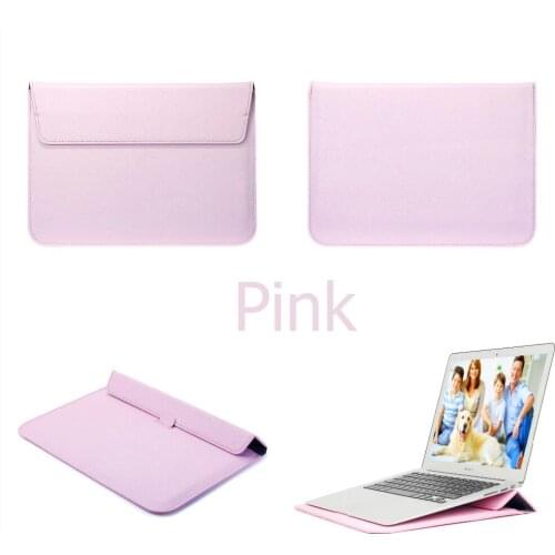 New PU Leather Mail sack Sleeve Bag Case Stand For Macbook Air Pro Retina 11 12 13 15 Notebook Laptop For Mac book Pro 13.3 inch