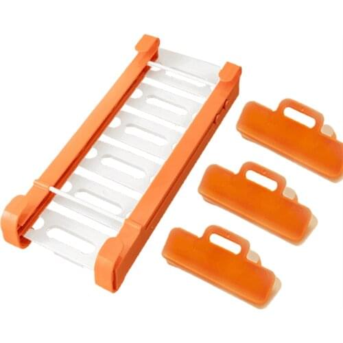 Refrigerator Accessories Bag Storage Rack Kitchen Organizer Basket Adjustable Fresh-keeping Fridge Freezer Shelf Holder Pull-out