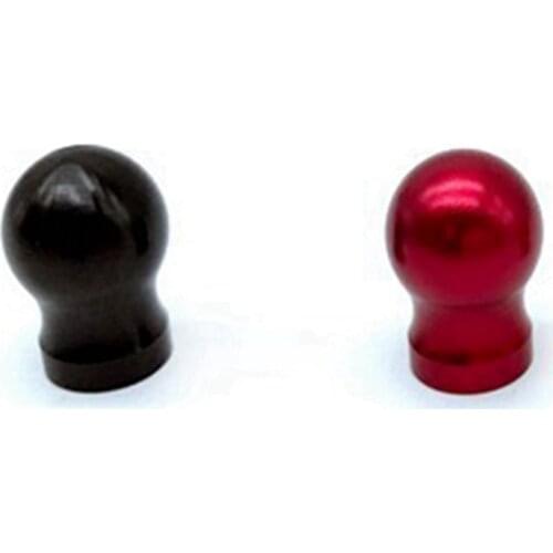 2 Pcs Folding Bike Parts Catch Ball For Brompton Fold Bike Handlebar Aceoffix Headpost Catch Ball Black & Red