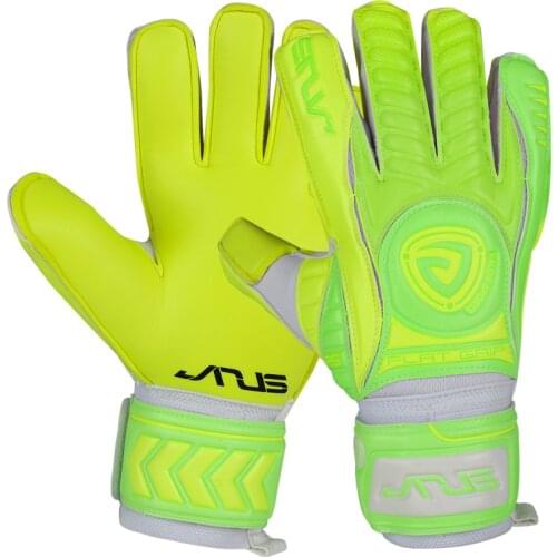 4mm Germany thicken latex pvc professional kids men goalkeeper gloves football 5 finger save guard keeper goalie soccer gloves