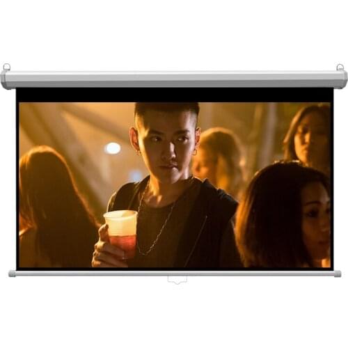 72 Inch 4:3 Wholesale Price Matte White Fabric Self Lock Manual Projector Screen