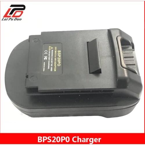 Battery Adapter BSP20PO For Black&Decker For Stanley 20V Lithium Battery for Porter Cable 18V Power Tool PC18B PC18BLX PCC680L