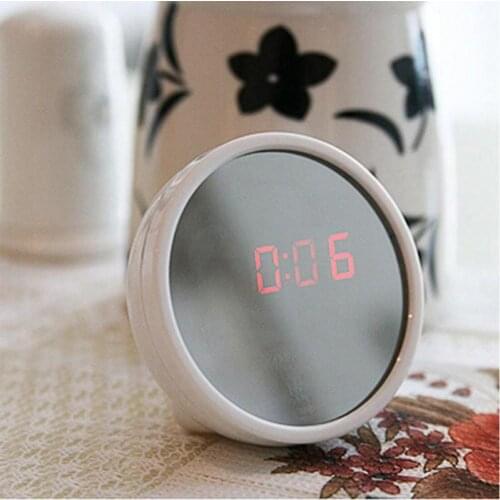 New Hot Multi-function Digital Mirror Alarm Clocks Desk Table Transparent Clocks with Speaker LED Display