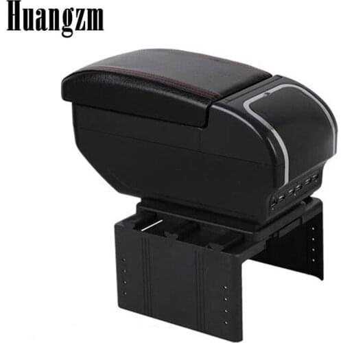 For kia spectra 2008 armrest car arm rest leather storage box accessories center centre console cup slot car-styling auto