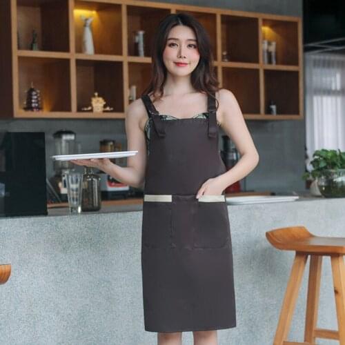 Apron custom logo printing custom canvas straps thick wear-resistant men