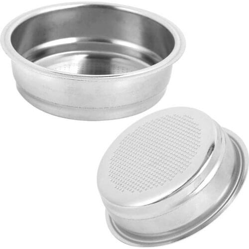 51mm Single Layer Stainless Steel Coffee Machine Filter Strainer Bowl Fit for DeLonghi Coffee Machine Accessories
