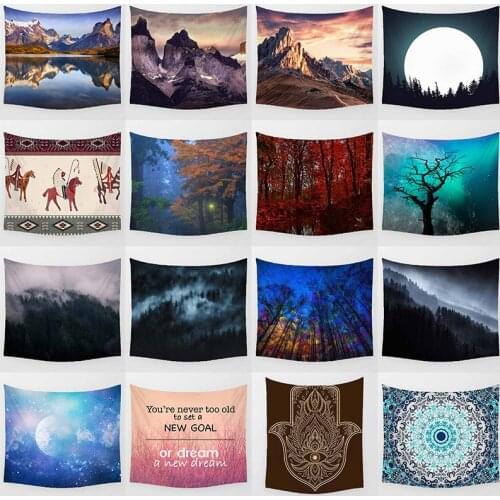 You are never too old to set a new goal high mountains background wall decor wall art tapestry rectangle wall hanging tapestry