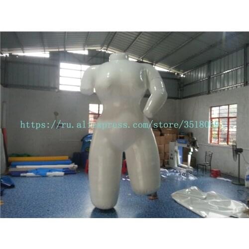 Customized to sell large white inflatable models for disabled people, can be used for advertising and display
