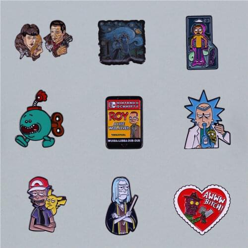 Interesting Metal Enamel Badge Originality Lapel Brooch Childrens Fashion Jewelry Gifts Given Friends And Fans Gifts