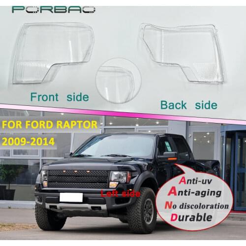 Headlight Lens Cover For RAPTOR 2009-2014 Headlamp Clear Auto-Shell-Cover Replacement DIY