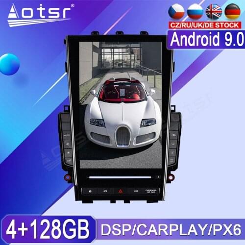 For Infiniti Q50L Android Radio tape recorder 2015-2018 Car Multimedia Player Stereo head unit PX6 Tesla style GPS Navi No 2din