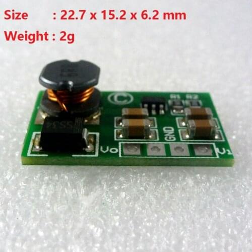 DD2424SA_6V 8W 3V 3.7V 4.5V 5V to 6V DC DC Boost Step-up Converter Power Supply Module for LED Motor 18650 Electric toys