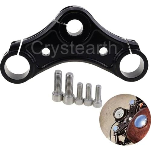 For 2010 2011 2012 2013 2014 2015 Harley XL 1200X Sportster 1200 Motorcycle Fork Triple Tree Top Clamp Black
