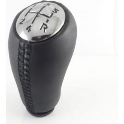 Gear Shift Knob Set Model Type Black Color Black Frame For Renault Clio Mk4 (2012-) for 5 Speed