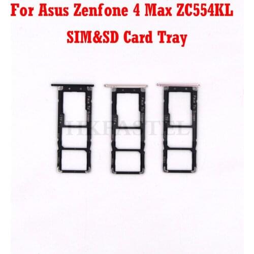 New Original ZC554KL SIM Tray For Asus Zenfone 4 Max ZC554KL SIM SD Card Tray Cover