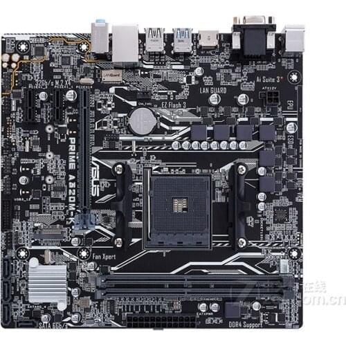 ASUS PRIME A320M-K original motherboard used Socket AM4 DDR4 USB2.0 USB3.1 32GB SATA3 Desktop Motherboard