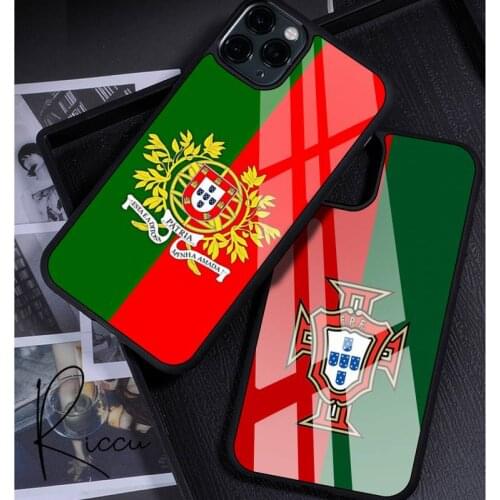 Portugal Flag Phone Case Rubber for iPhone 12 11 Pro Max XS 8 7 6 6S Plus X 5S SE 2020 XR 12 Mini case