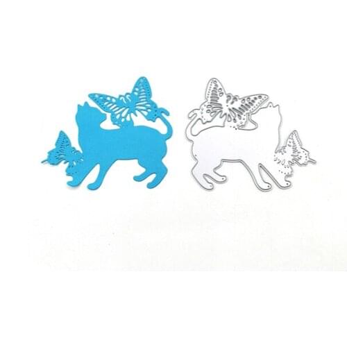 Julyarts Dog Butterfly Slimline Dies Metal Cutting Dies New 2021 For DIY Handmade Card
