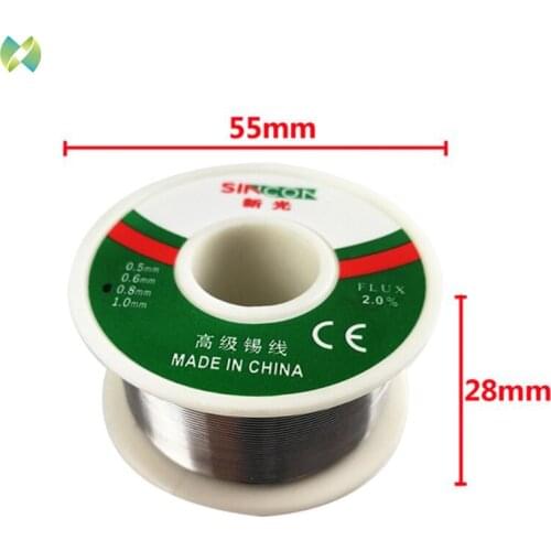 Solder Wire 0.8mm 40% tin content 100g Flux Reel Welding line