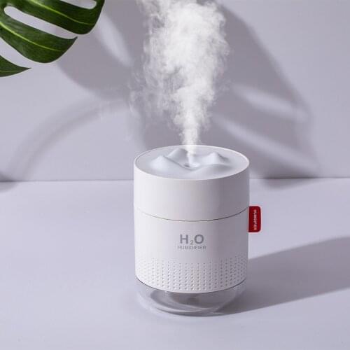 Qualitell Snow Mountain Humidifier 500mL large capacity Air ltra-Silent USB Room Car LED Night Lamp Air Purifier Mist Maker