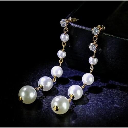 Женские золотые серьги QUEEN ROSE China At AliExpress