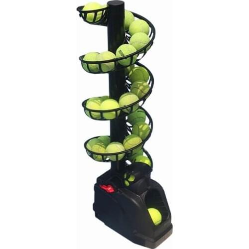 Tennis Tossing Machine Self-help Single Practice with Net Catcher Multi-ball Training Assist
