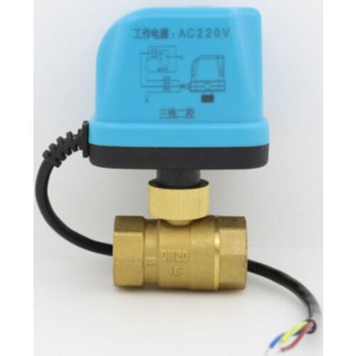 AC220V DC12V AC24V DC24V Electric Ball Valve Motorized Ball Valve ball valve with electric actuator DN15 DN20 DN25 DN32 DN40