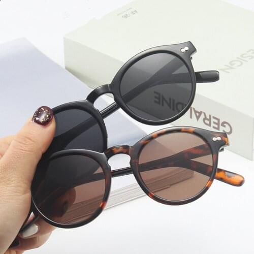 Vintage Round Sunglasses Women Small Frame Sun Glasses For Men Brand Designers Eyewear UV400 Lunette De Soleil Femme Homme