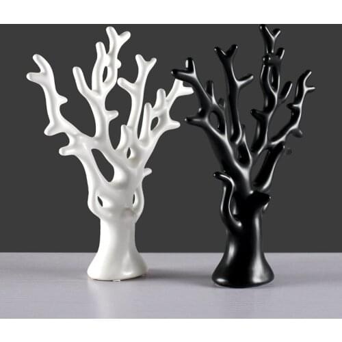 MODERN CERAMIC COLORFUL TREE FIGURINES CRAFTS HOME LIVINGROOM TABLE FURNISHING DECORATION OFFICE DESKTOP ACCESSORIES ORNAMENTS