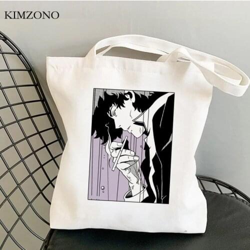 Cowboy Bebop shopping bag bolsas de tela reusable jute bag grocery shopper bag bolsas ecologicas tote sacola string sacolas