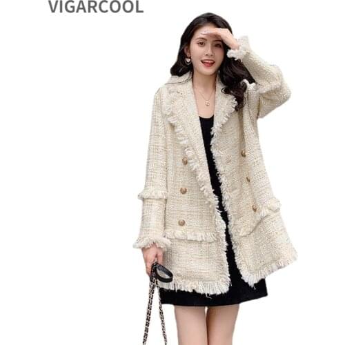 VIGARCOOL Women's White Jackets