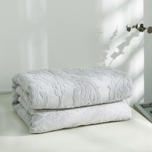 Jacquard Home Bedding Blanket Kids Child Comforter Plaid Newborn Swaddler Wraps