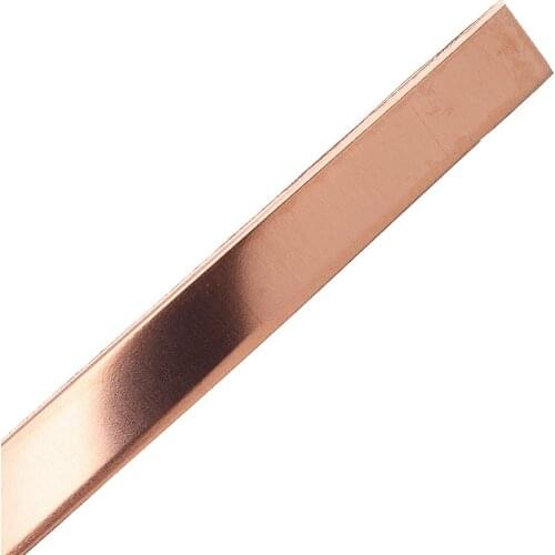 1Pcs High Purity 99% Copper Strip T2 Cu Metal Copper Bar Plate 1.5mmx10mmx250mm For DIY Industry Tools
