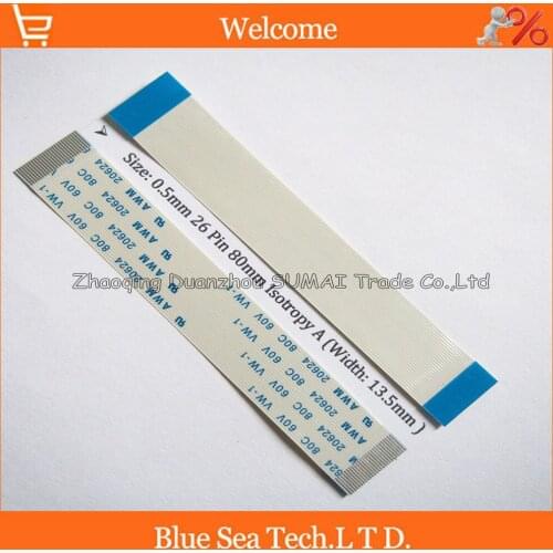 20 pcs/lot FFC/FPC Flexible Flat Cable 0.5mm pitch 26 pin 80mm Isotropy or Anisotropy cable,AWM 20624.80C 60V VW-1
