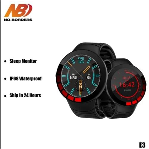 2020 E3 Smart Watch Sports Men IP68 Waterproof Full Touch Screen Heart Rate Blood Pressure Tracker Music Play Smartwatch