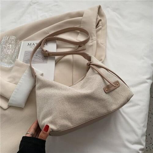 2021 Women Handbag Canvas Female Shoulder Bags Designer Womens Messenger Bags Ladies Casual Bags Clutch Purse Crossbody Purse