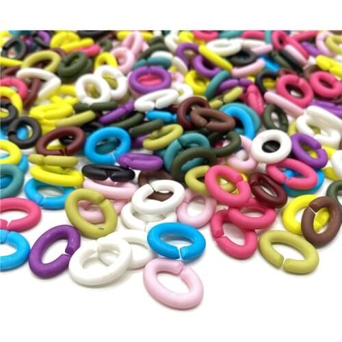 30Pcs 12x16mm Acrylic Link Bead Chain Link Accessories Bead for Jewelry Making Necklace Bracelet DIY Bag Decoration