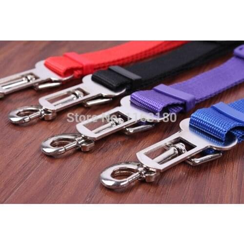 500 pcs/lot Vogue Cat Dog Pet Safety Seatbelt Car Vehicle Seat Belt Adjustable Harness Lead