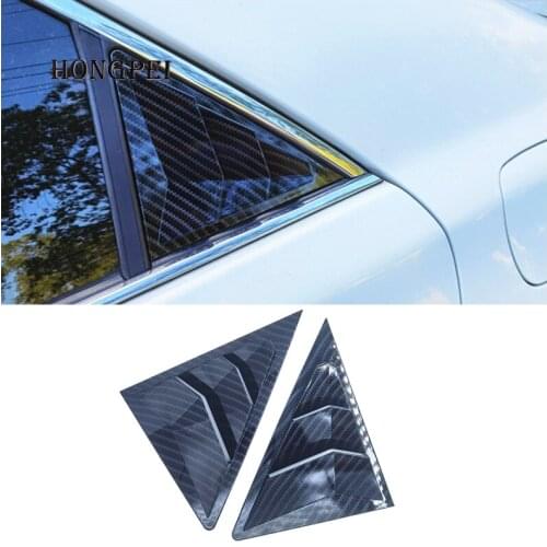 Car Side Vent Window Scoop Louver Trim Cover Car Modification For Toyota Mark X X120 X130 Senda 2005-2016 Auto Accessories