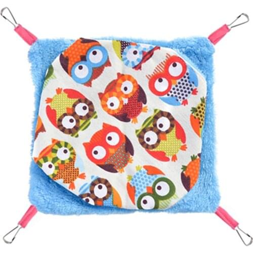 Squirrel Hanging Bed House Mat Warm Pet Hammock Hamster Cage Nest For Rat Small Animal Blanket Pet Toys Guinea Pig Accessories