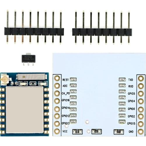 ESP-07 ESP8266 Serial Wifi Wireless Module with Built-in Antenna + Adapter Board for Arduino / RPi