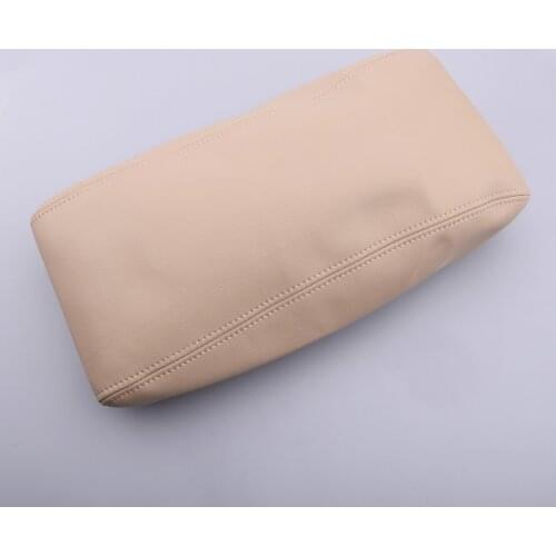 Beige PU Leather Center Console Armrest Lid Cover Cap Fit For Jeep Grand Cherokee 2011 2012 2013 2014 2015 2016 2017 2018 2019