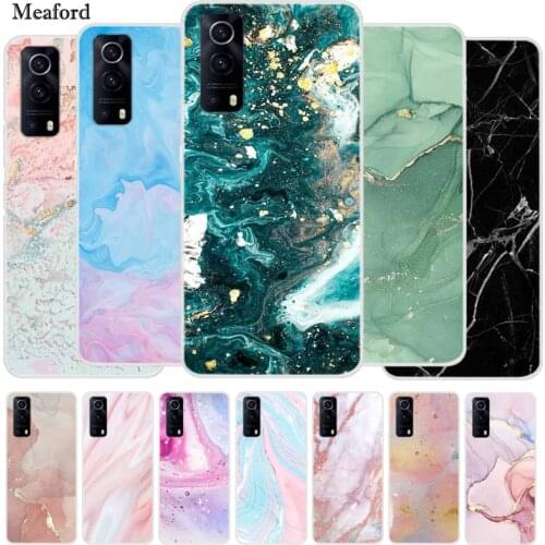 For Vivo Y72 5G Case Luxury Bumper Silicone TPU Soft Cover Phone Case For Vivo Y 72 5G Power Shockproof Cute Capa Fundas iQOO Z3
